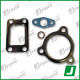 Turbocharger kit gaskets for AUDI | 53149706707, 53149806707